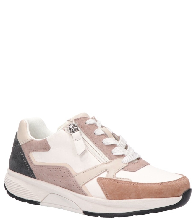 Gabor Gabor sneaker <span>86.878.54</span> 54 offwh/sand/dkgrey Gabor sneaker <span>86.878.54</span> 86.878.54 wit - www.bremmerschoenen.nl - Bremmer Schoenen