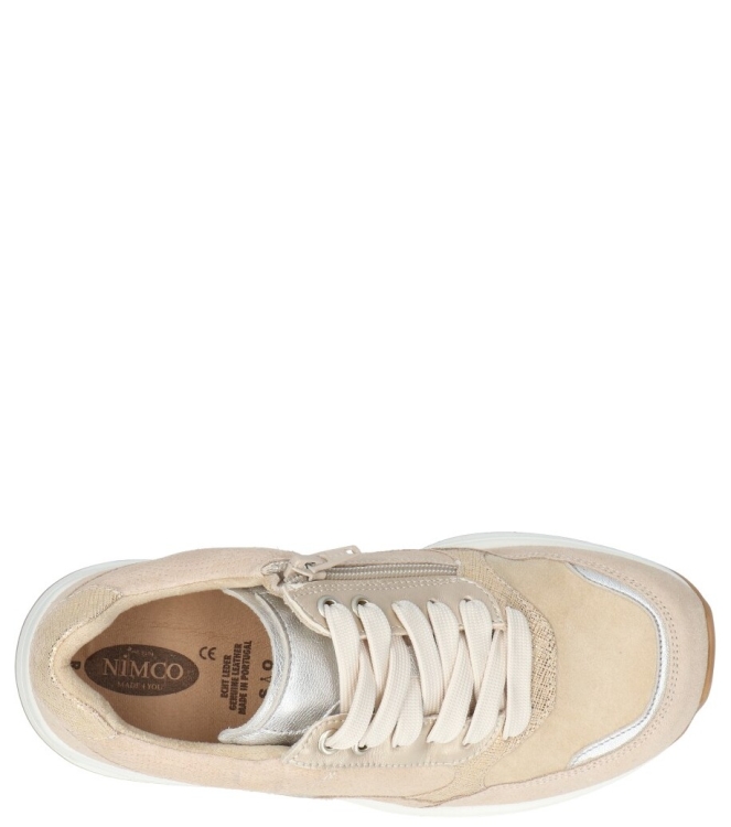 Nimco sneaker <span>70402.2 428 7104 Carla MX</span> 70402.2 428 7104 Carla MX beige - www.bremmerschoenen.nl - Bremmer Schoenen