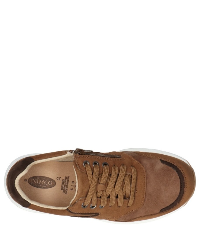 Nimco sneaker <span>70213.2 370 7700 Brave Lace KX</span> 70213.2 370 7700 Brave Lace KX cognac - www.bremmerschoenen.nl - Bremmer Schoenen