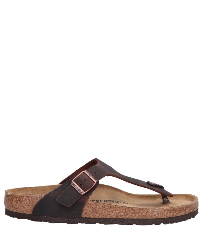 Birkenstock slipper <span>743831 Gizeh</span> 743831 Gizeh bruin - www.bremmerschoenen.nl - Bremmer Schoenen