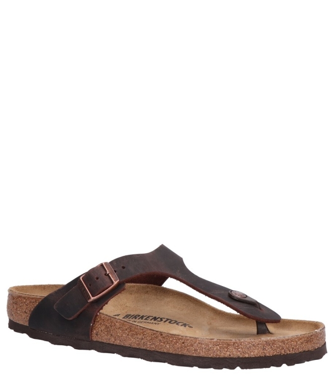 Birkenstock slipper <span>743831 Gizeh</span> 743831 Gizeh bruin - www.bremmerschoenen.nl - Bremmer Schoenen