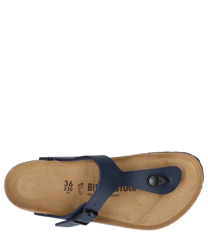 Birkenstock slipper <span>143621 Gizeh</span> 143621 Gizeh blauw - www.bremmerschoenen.nl - Bremmer Schoenen