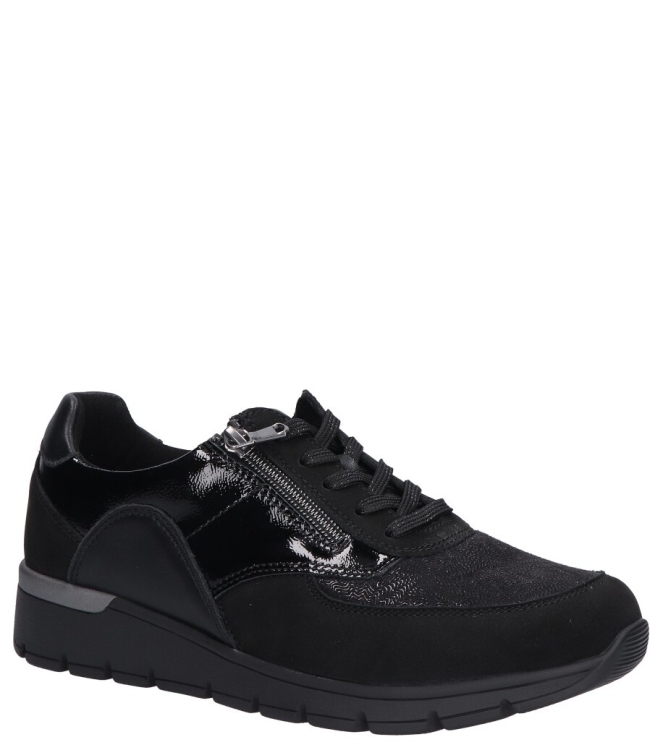 Waldlaufer sneaker <span>626K02 414 001 K-Ramona</span> 626K02 414 001 K-Ramona zwart - www.bremmerschoenen.nl - Bremmer Schoenen