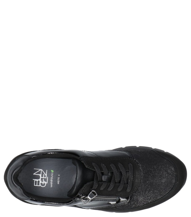 Waldlaufer sneaker <span>626K02 414 001 K-Ramona</span> 626K02 414 001 K-Ramona zwart - www.bremmerschoenen.nl - Bremmer Schoenen
