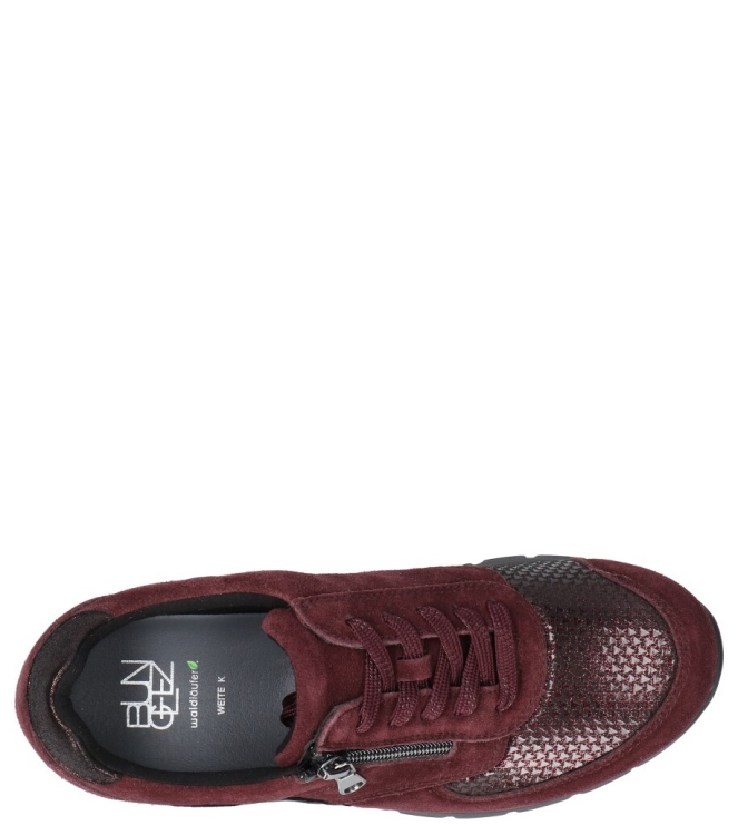 Waldlaufer sneaker <span>626K02 608 020 K-Ramona</span> 626K02 608 020 K-Ramona bordeaux - www.bremmerschoenen.nl - Bremmer Schoenen