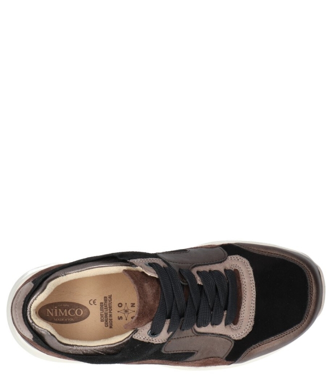Nimco Nimco sneaker <span>70405.2 360 7005 Esther KX</span> 360 Dark Brown Combi Nimco sneaker <span>70405.2 360 7005 Esther KX</span> 70405.2 360 7005 Esther KX bruin - www.bremmerschoenen.nl - Bremmer Schoenen