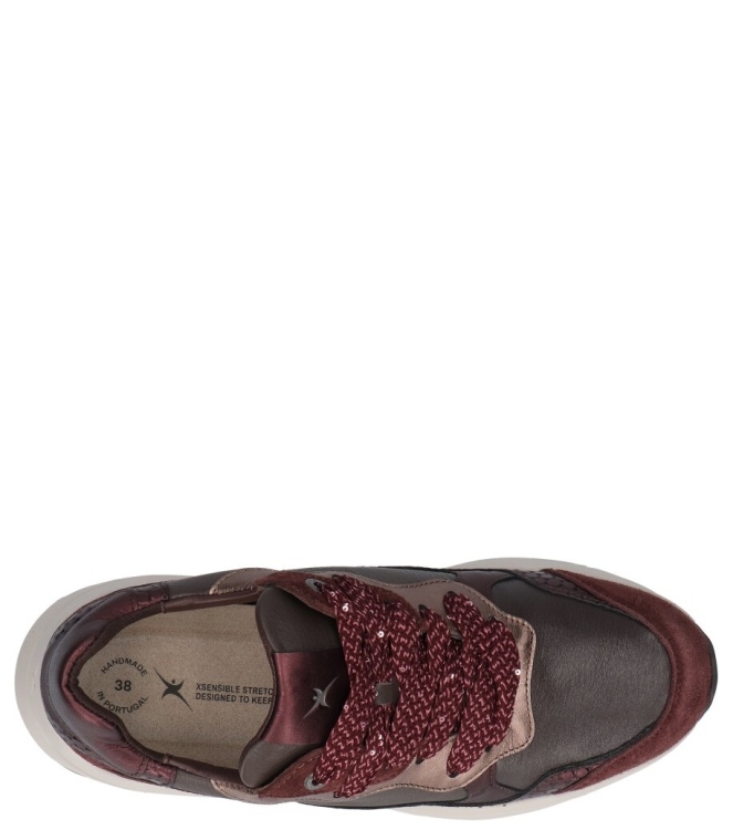 Xsensible Xsensible sneaker <span>33011.3 747 Rainbow GX</span> 747 Bordeaux Combi Xsensible sneaker <span>33011.3 747 Rainbow GX</span> 33011.3 747 Rainbow GX bordeaux - www.bremmerschoenen.nl - Bremmer Schoenen