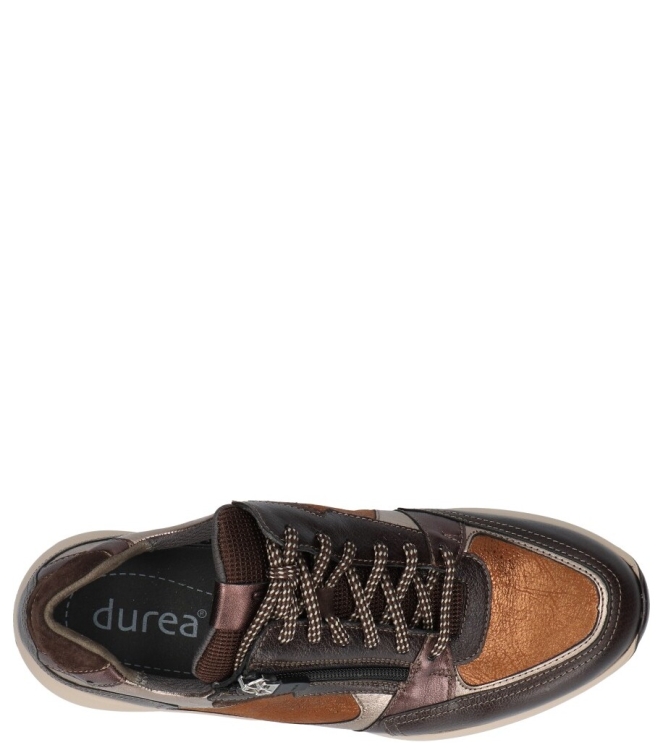 Durea Durea sneaker <span>6295 605 1881</span> 1881 D.BRUIN/CHAMPAGNE/BRONS Durea sneaker <span>6295 605 1881</span> 6295 605 1881 bruin - www.bremmerschoenen.nl - Bremmer Schoenen