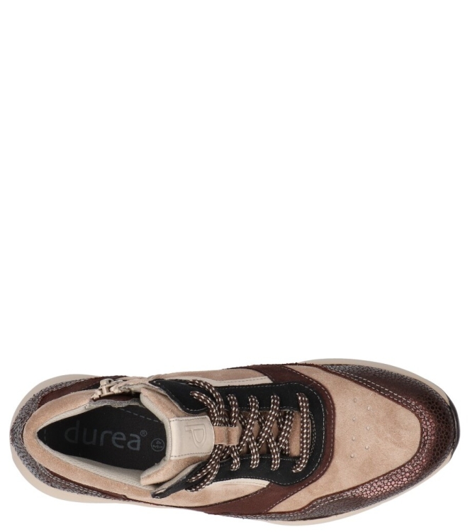 Durea Durea sneaker <span>9778 608 2361</span> 2361 D.BRUIN/ANTIEKROZE/TAUPE/ZWART Durea sneaker <span>9778 608 2361</span> 9778 608 2361 beige - www.bremmerschoenen.nl - Bremmer Schoenen