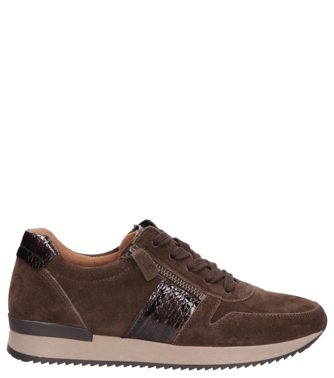 Gabor Gabor sneaker <span>6019.01.007</span> 007 engl.brown/mocca Gabor sneaker <span>6019.01.007</span> 6019.01.007 bruin - www.bremmerschoenen.nl - Bremmer Schoenen