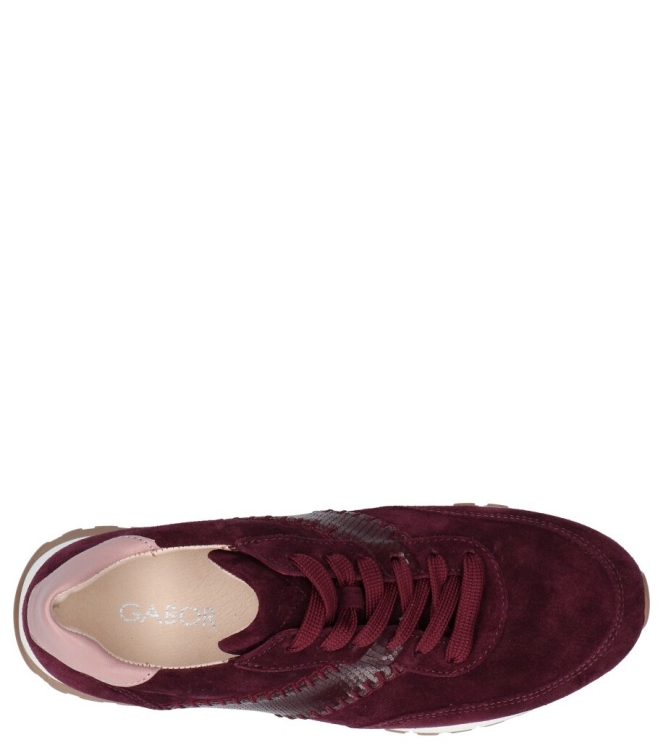 Gabor Gabor sneaker <span>6029.02.005</span> 005 mulberry/rosewood Gabor sneaker <span>6029.02.005</span> 6029.02.005 bordeaux - www.bremmerschoenen.nl - Bremmer Schoenen