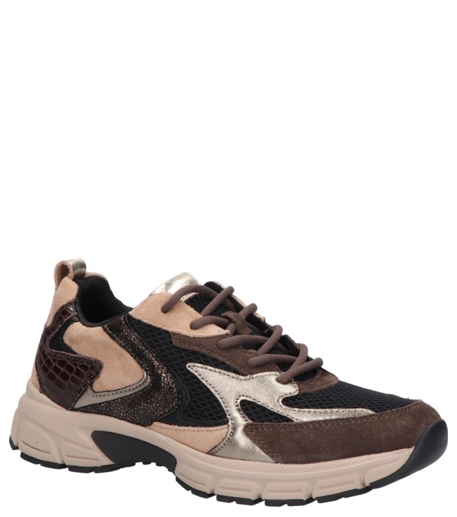 Gabor Gabor sneaker <span>6005.01.007</span> 007 black/brown/sand c Gabor sneaker <span>6005.01.007</span> 6005.01.007 bruin - www.bremmerschoenen.nl - Bremmer Schoenen