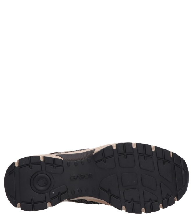 Gabor Gabor sneaker <span>6005.01.007</span> 007 black/brown/sand c Gabor sneaker <span>6005.01.007</span> 6005.01.007 bruin - www.bremmerschoenen.nl - Bremmer Schoenen