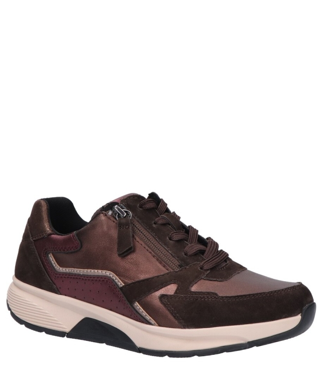 Gabor Gabor sneaker <span>0106.01.016</span> 016 noce/mocca kombi Gabor sneaker <span>0106.01.016</span> 0106.01.016 bruin - www.bremmerschoenen.nl - Bremmer Schoenen