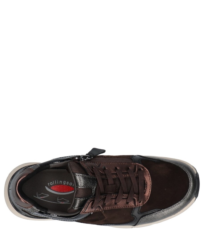 Gabor Gabor sneaker <span>0103.02.003</span> 003 mocca/kupfer kombi Gabor sneaker <span>0103.02.003</span> 0103.02.003 bruin - www.bremmerschoenen.nl - Bremmer Schoenen