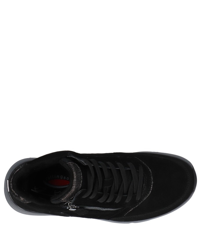 Gabor Gabor sneaker <span>0803.02.002</span> 002 schw/anthr.(Micro) Gabor sneaker <span>0803.02.002</span> 0803.02.002 zwart - www.bremmerschoenen.nl - Bremmer Schoenen