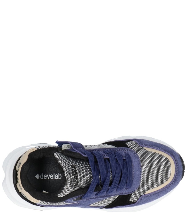Develab sneaker <span>40003 699</span> 40003 699 blauw - www.bremmerschoenen.nl - Bremmer Schoenen