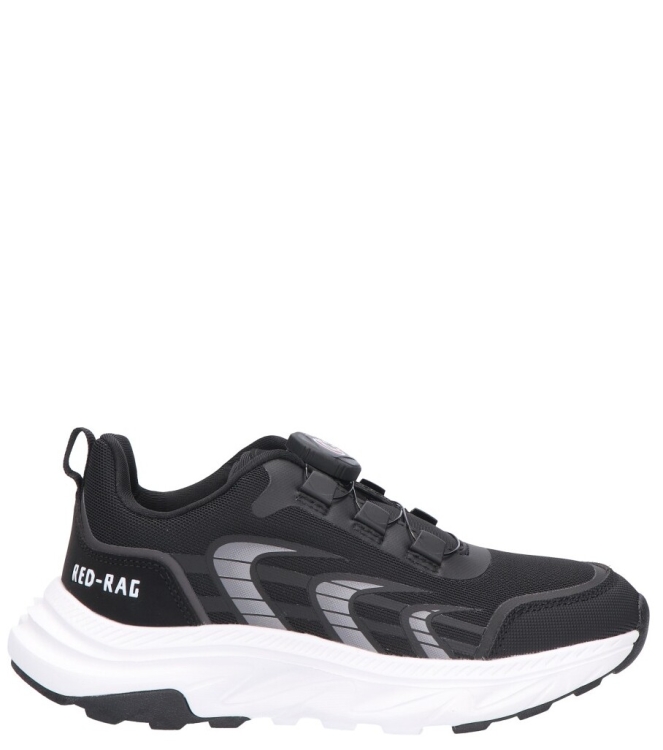 Red-Rag Red Rag sneaker <span>15863 920</span> 920 Black Fabrics Red Rag sneaker <span>15863 920</span> 15863 920 zwart - www.bremmerschoenen.nl - Bremmer Schoenen
