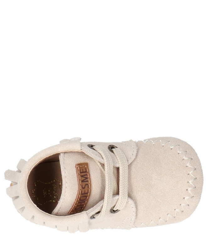 Shoesme Shoesme babyschoen <span>BP26W008-C</span> beige glitter Shoesme babyschoen <span>BP26W008-C</span> BP26W008-C beige - www.bremmerschoenen.nl - Bremmer Schoenen
