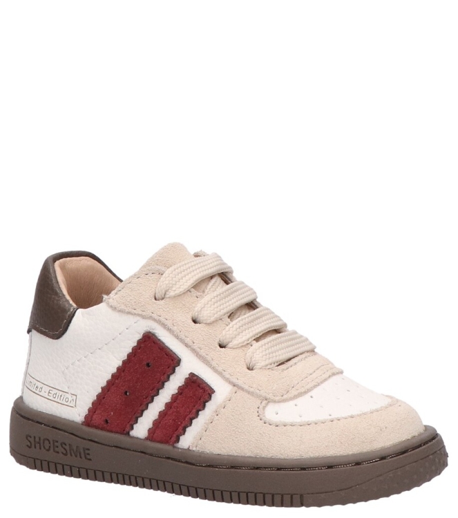 Shoesme Shoesme sneaker <span>BN26W002-L</span> beige red Shoesme sneaker <span>BN26W002-L</span> BN26W002-L beige - www.bremmerschoenen.nl - Bremmer Schoenen