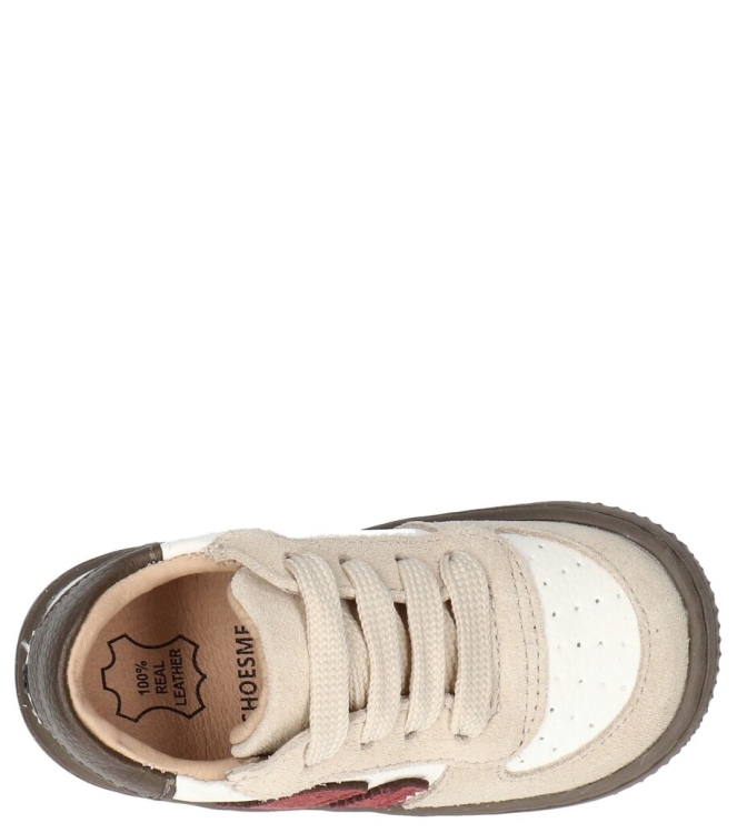 Shoesme Shoesme sneaker <span>BN26W002-L</span> beige red Shoesme sneaker <span>BN26W002-L</span> BN26W002-L beige - www.bremmerschoenen.nl - Bremmer Schoenen
