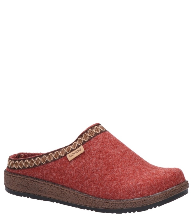 Rohde Rhode slipper <span>6425 48</span> 48 wine red Rhode slipper <span>6425 48</span> 6425 48 rood - www.bremmerschoenen.nl - Bremmer Schoenen