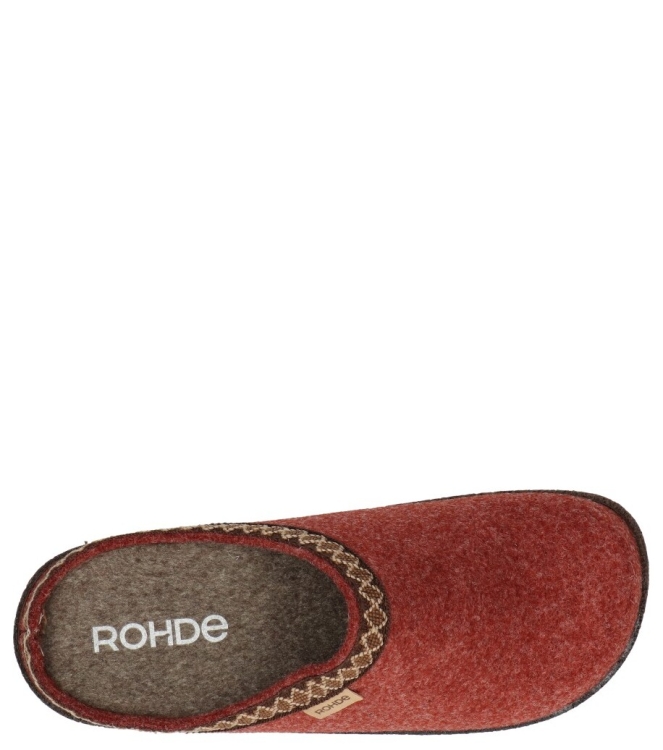 Rohde Rhode slipper <span>6425 48</span> 48 wine red Rhode slipper <span>6425 48</span> 6425 48 rood - www.bremmerschoenen.nl - Bremmer Schoenen