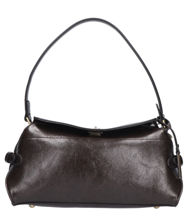 Bulaggi Bulaggi Tas <span>261194-23 Crinkle handbag</span> Donker Bruin Bulaggi Tas <span>261194-23 Crinkle handbag</span> 261194-23 Crinkle handbag bruin - www.bremmerschoenen.nl - Bremmer Schoenen